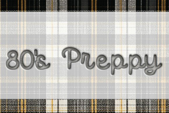 80 s Preppy: The Retro Typeface for Bold Campaigns