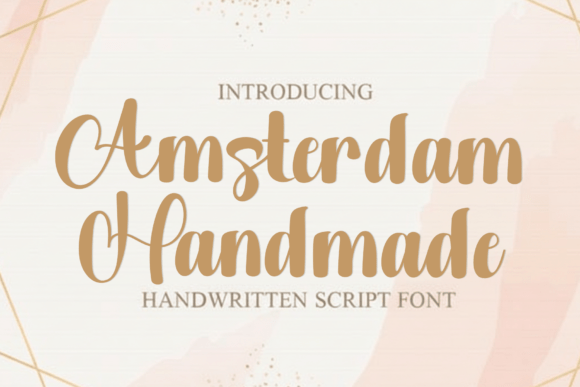 Amsterdam Handmade: A Festive Script Typeface for Holiday Campaigns