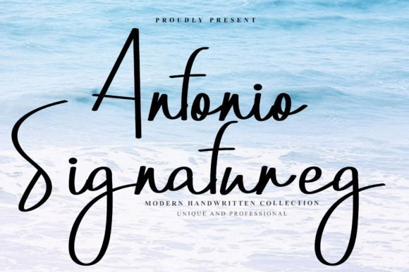 Antonio Signatureg: The Perfect Handwritten Font for Crafters