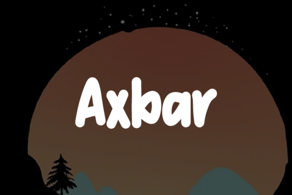 Axbar: The Modern Script Typeface for Digital Branding
