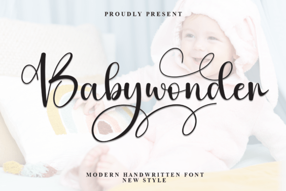 Babywonder: A Script Handwritten Font for Digital Brands