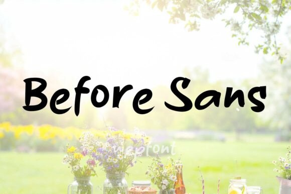 Before Sans: A Friendly Typeface for Modern Editorial Design