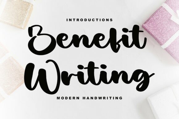 Benefit Writing Font Review: A Sweet Script for Designers