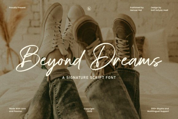 Beyond Dreams: A Signature Typeface for Elegant Branding