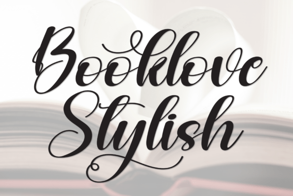 Booklove Stylish: A Script Handwritten Typeface for Editors
