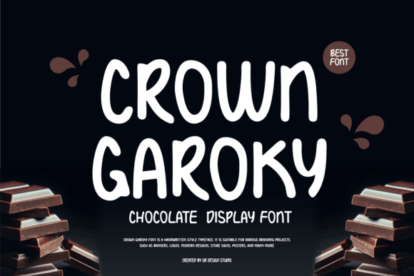 Crown Garoky: A Quirky Handwritten Font for Business Branding