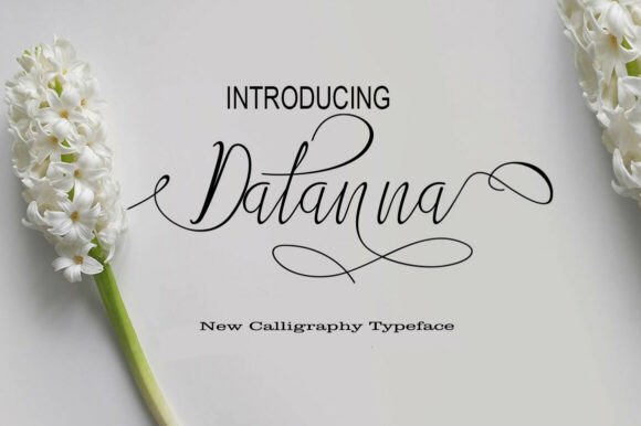 Datanna: A Script Handwritten Font for Editorial Design