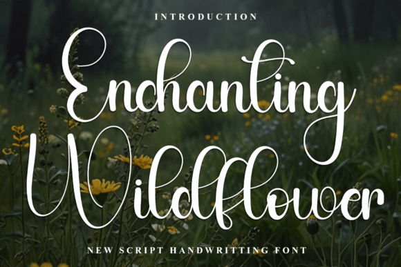 Designing Holiday Magic with Enchanting Wildflower Typeface