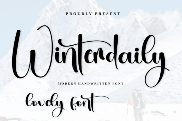 Designing Warmth: Winterdaily Font for Web Layouts