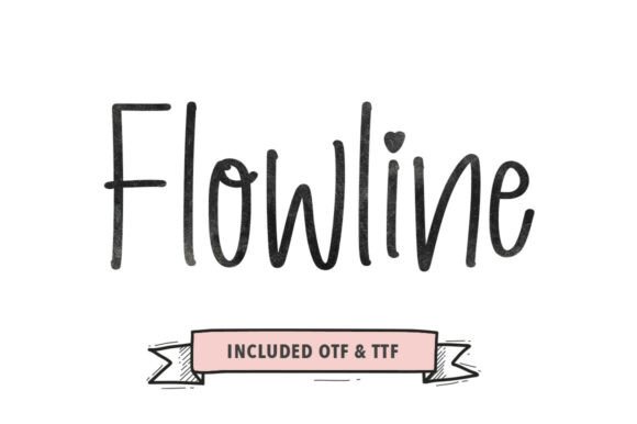 Flowline: A Hand-Sketched Brush Font for Editorial Impact