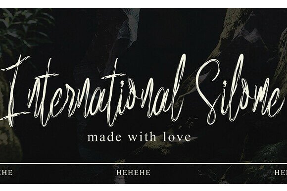 International Silome: A Soft Script Font for Branding