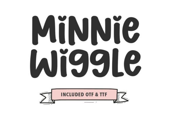 Minnie Wiggle: The Bold Script Font for Scroll-Stopping Designs
