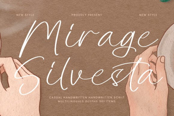 Mirage Silvesta: The Handwritten Font for Makers