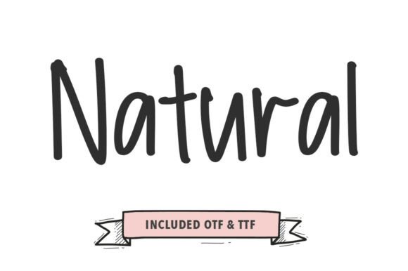 Natural Font Review: Authentic Script Handwritten Style