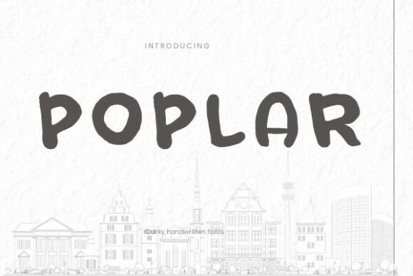 Poplar Font Review: A Handcrafted Script for Modern Design