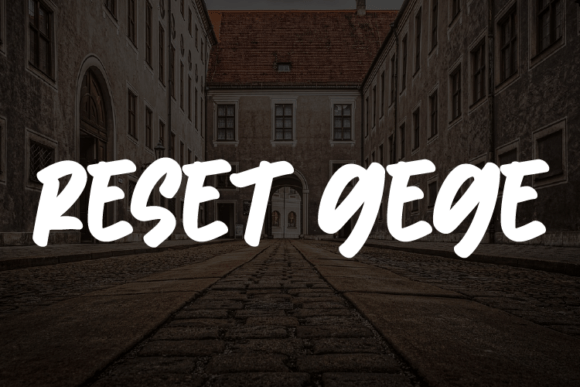 Reset Gege: The Bold Typeface for Scroll-Stopping Marketing