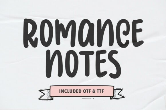 Romance Notes Font for Elegant Small Business Branding