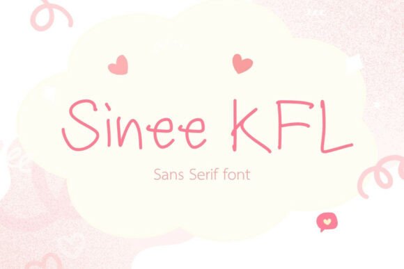 Sinee Kfl: A Modern Script Handwritten Font for Web Design