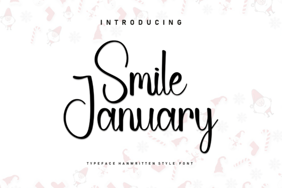 Smile January: A Charming Handwritten Font for Editorial Design
