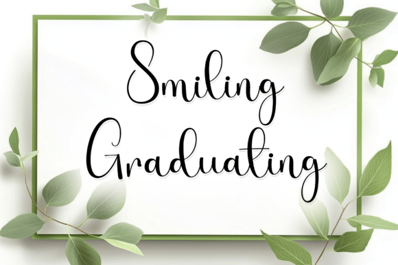 Smiling Graduating Font for Polished Brand Identity
