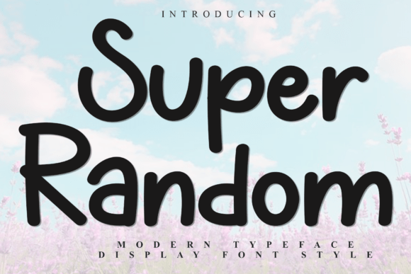 Super Random Font Review: A Festive Script for Holiday Design