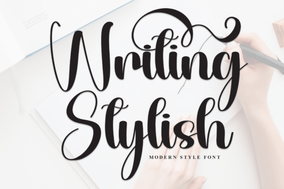 Using Writing Stylish for Elegant Brand Identity Design