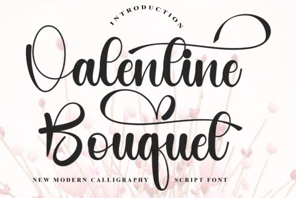 Valentine Bouquet: A Playful Script Font for Makers