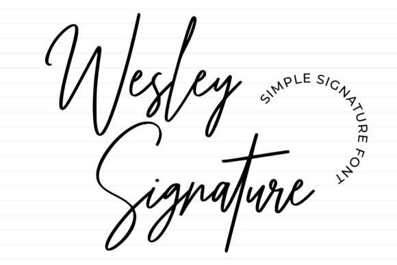 Wesley Signature: A Natural Typeface for Editorial Design